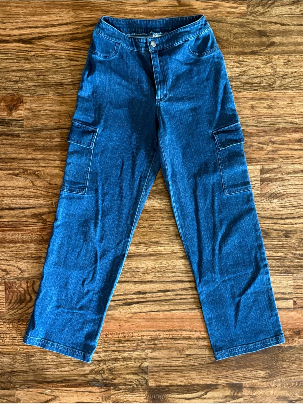 Weissman mixify dance costume Denim Wide Leg Cargo Pants 17214 LC child large - Picture 2 of 5